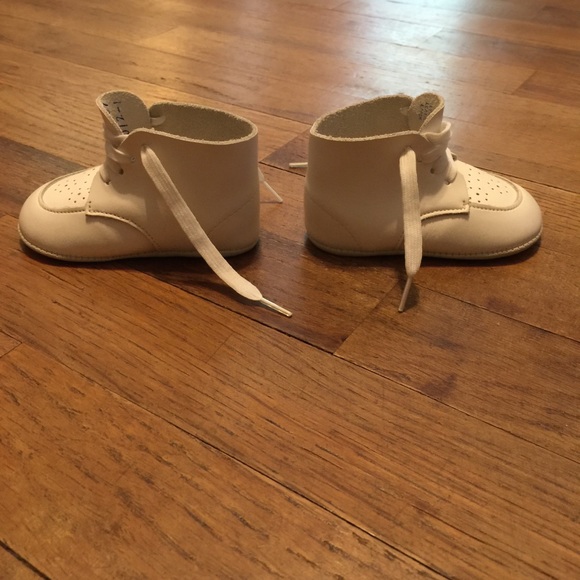 Vintage leather Carter’s baby shoes white - Picture 5 of 8